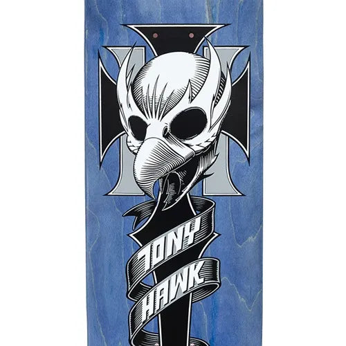 Birdhouse Crest Blue Hawk Skateboard Deck 8.25 in