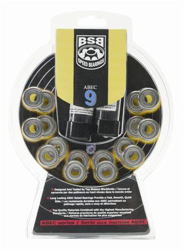 Boss Bearings Abec 9 8mm 16 Pack