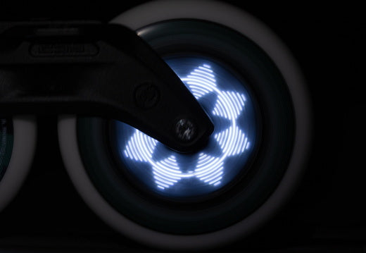 Powerslide Graphix LED White 110 Wheels EACH