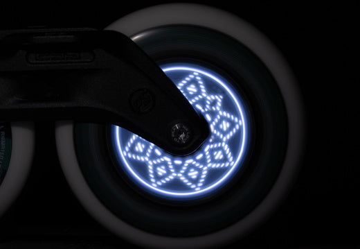 Powerslide Graphix LED White 110 Wheels EACH