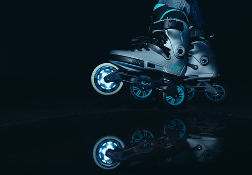 Powerslide Graphix LED White 125 Wheels EACH