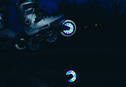 Powerslide Graphix LED Coloured 110 Wheels EACH