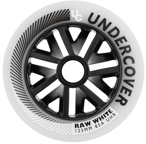 Undercover Wheels Raw White 125mm 85a 6 pack