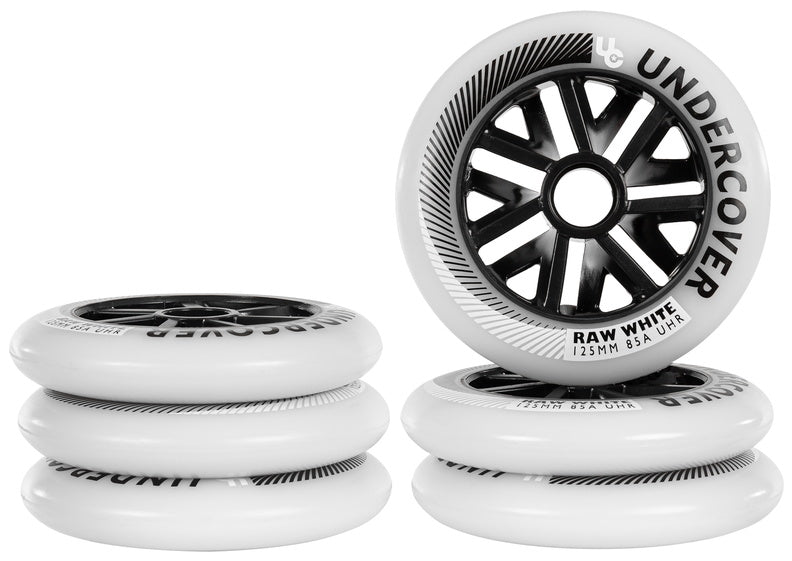 Undercover Wheels Raw White 125mm 85a 6 pack