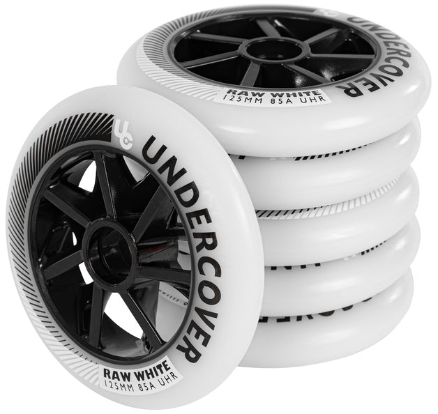 Undercover Wheels Raw White 125mm 85a 6 pack