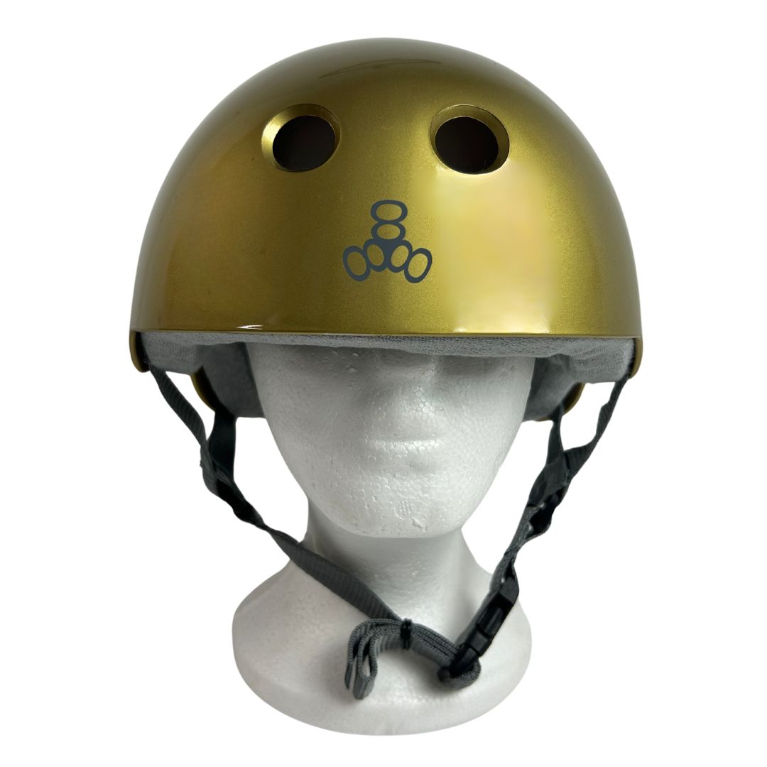 Triple 8 Skate Helmet SS Gold Metallic