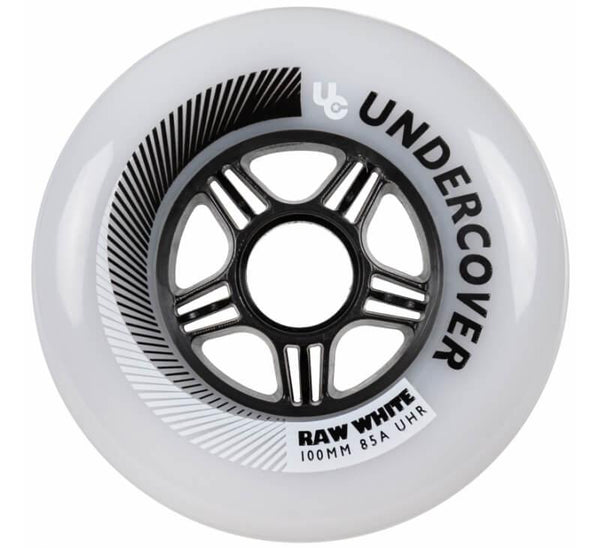 Undercover Raw Wheels 100mm 85a White 3Pack
