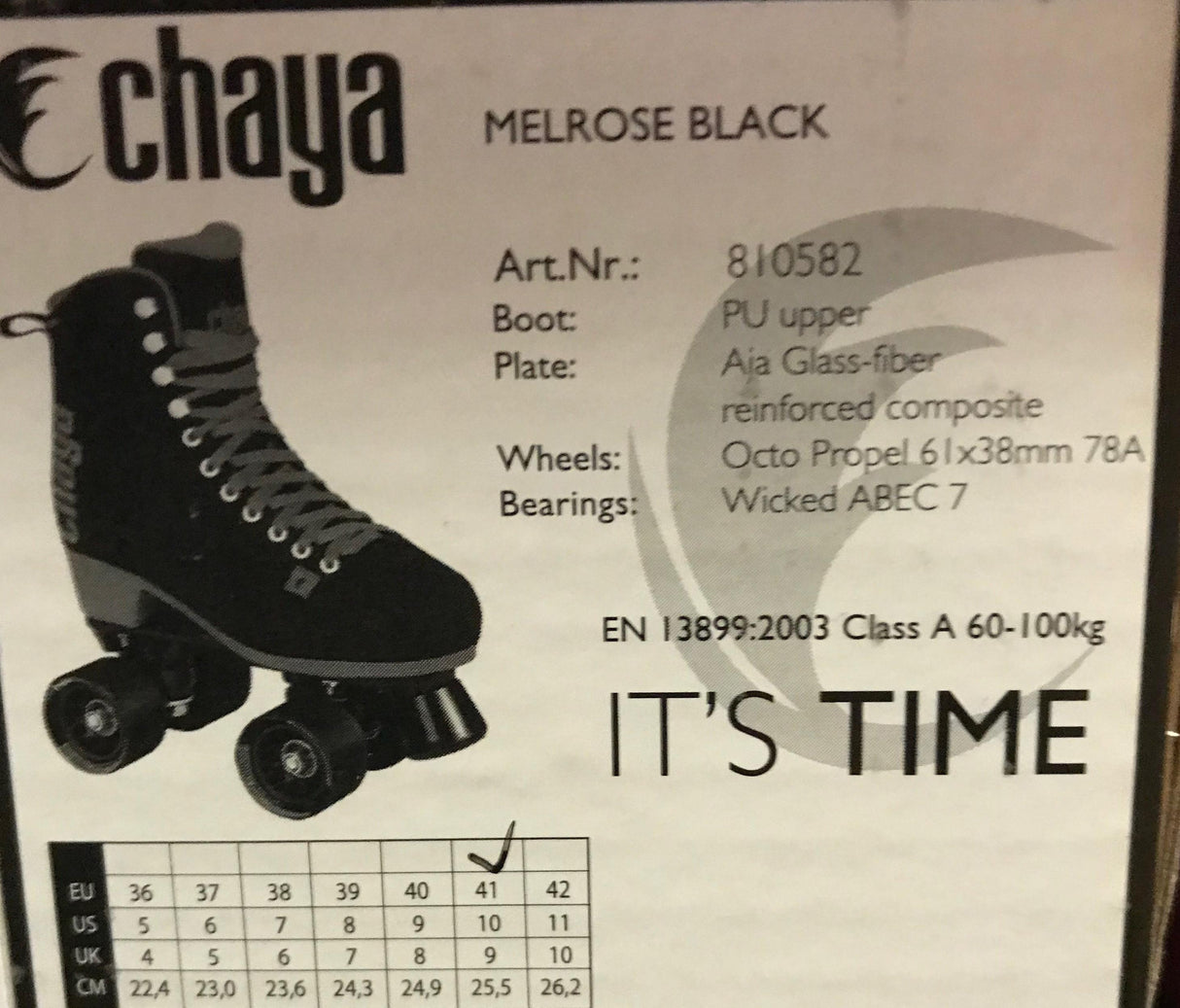 Chaya Melrose Black/Pink Roller Skates