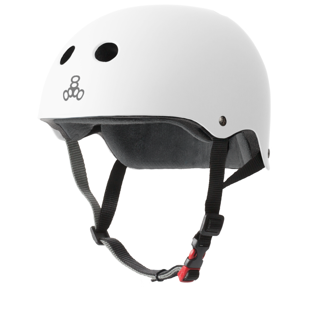 Triple 8 THE Certified Helmet SS Matte White