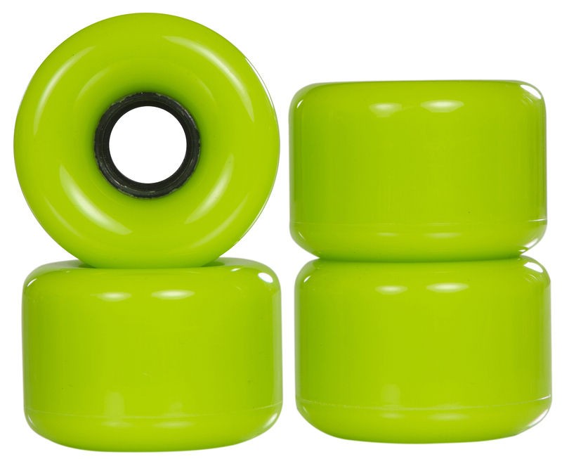Powerslide Blank Green Longboard Wheels 4 Pack