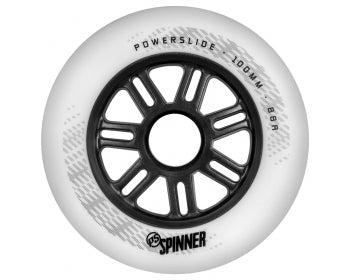Powerslide Spinner Wheels 100mm 88a White 3 Pack