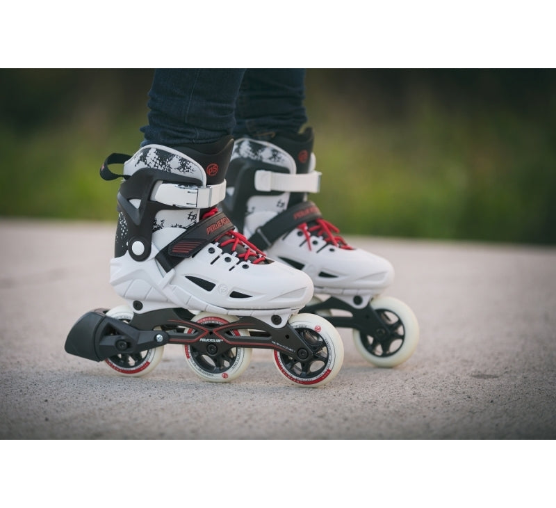 Powerslide Phuzion Universe 3W White Adjustable Inline Skates (Only size 29-32 left now)