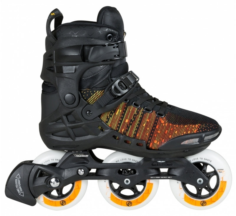 Powerslide Phuzion Xenon Trinity Mens Orange Inline Skates (Only size 44 & 47 left now)