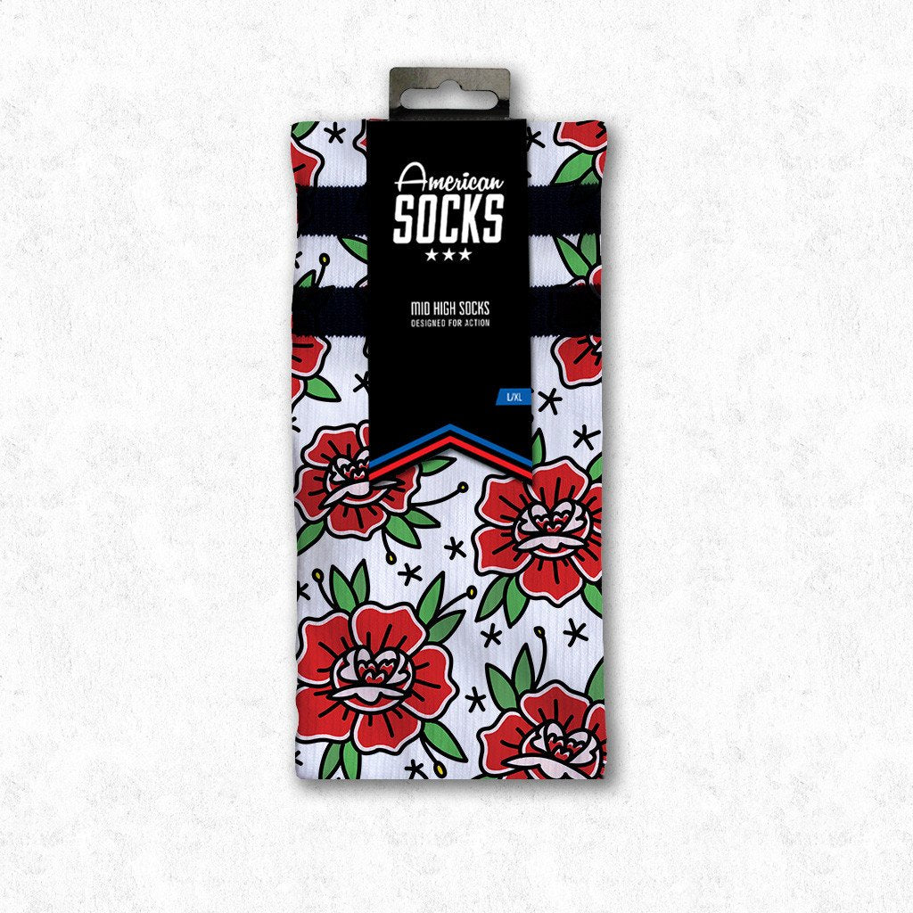 American Socks Signature Socks n Roses Mid