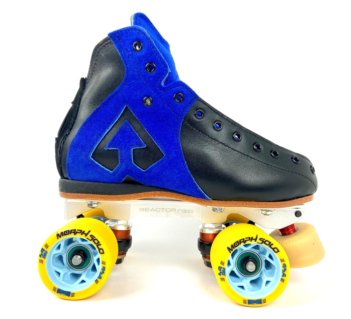 ANTIK AR1 Blue Storm Derby Roller Skates w Rival or Neo Reactor Plate