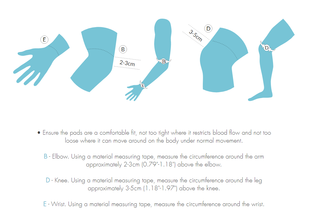 REKD Recreational Tri Pads Set Black