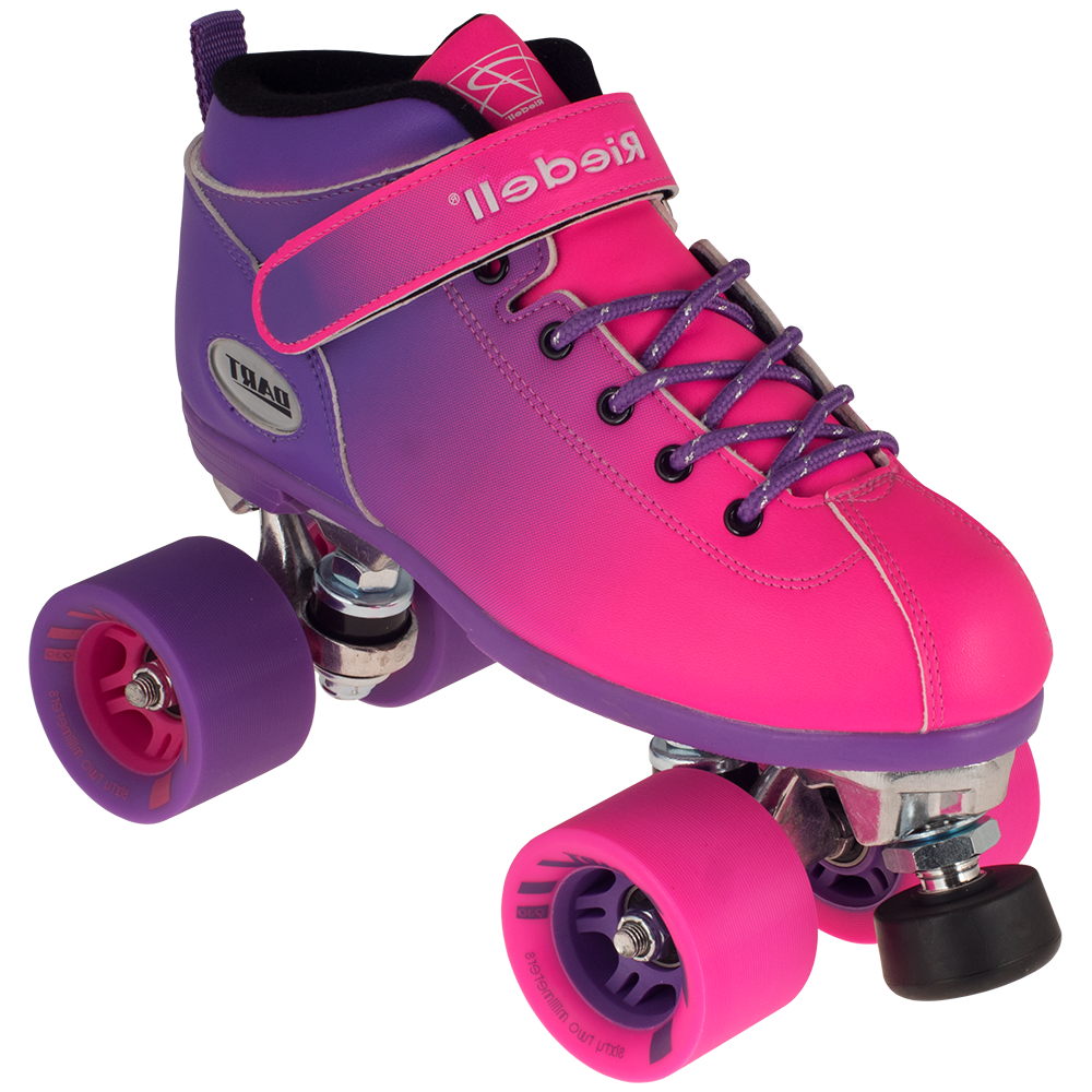 Riedell Dart Ombre Skate Purple Pink