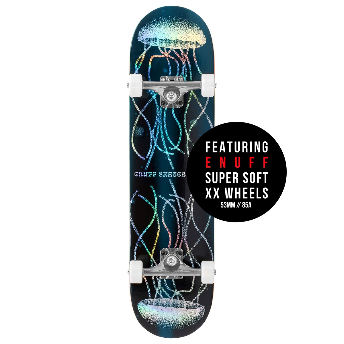 Enuff Abyss Hologram Skateboard 8" Complete