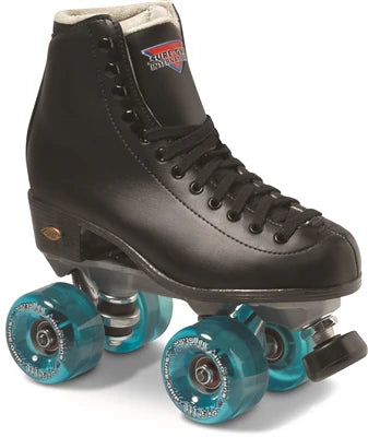 Suregrip Fame Outdoor Roller Skates Black with Outdoor Wheels
