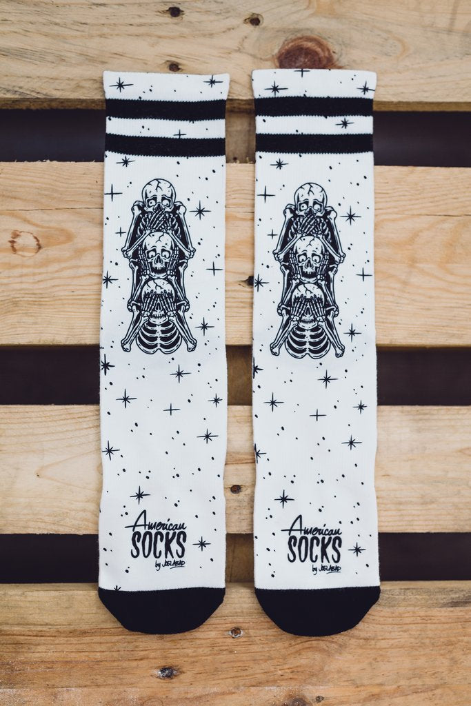 American Socks Signature Wise Monkeys Mid