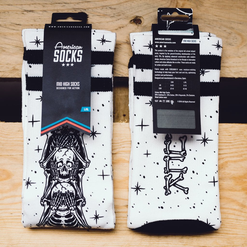 American Socks Signature Wise Monkeys Mid