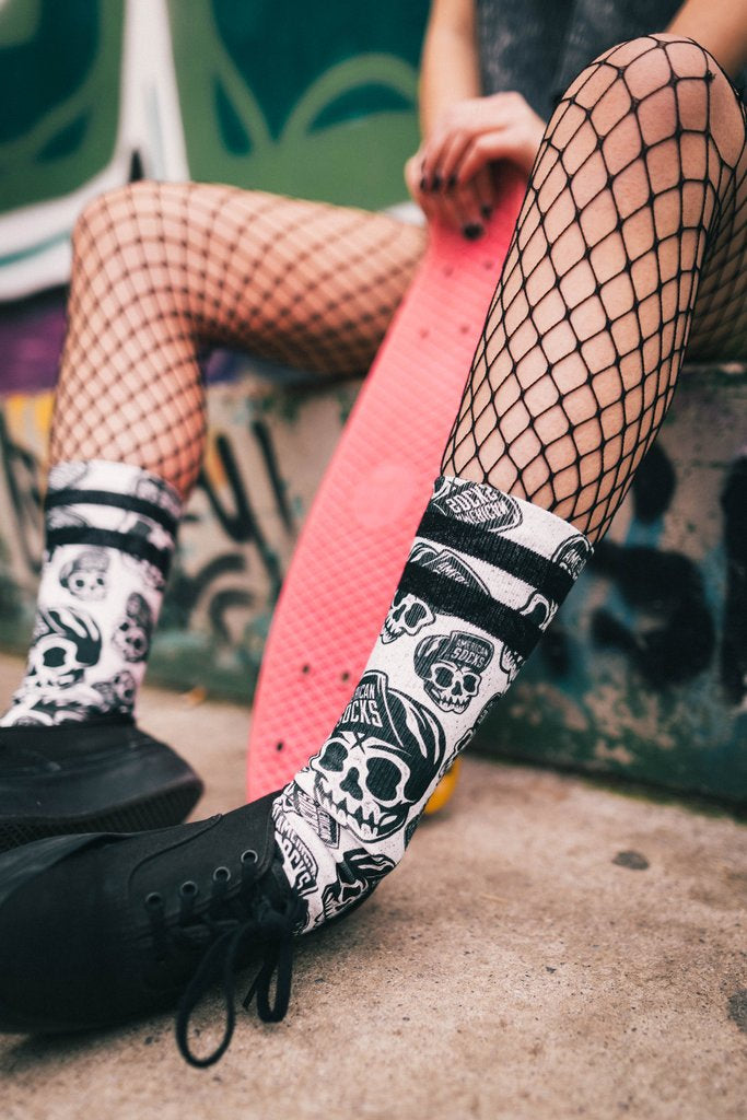 American Socks Signature Skater Skull Mid
