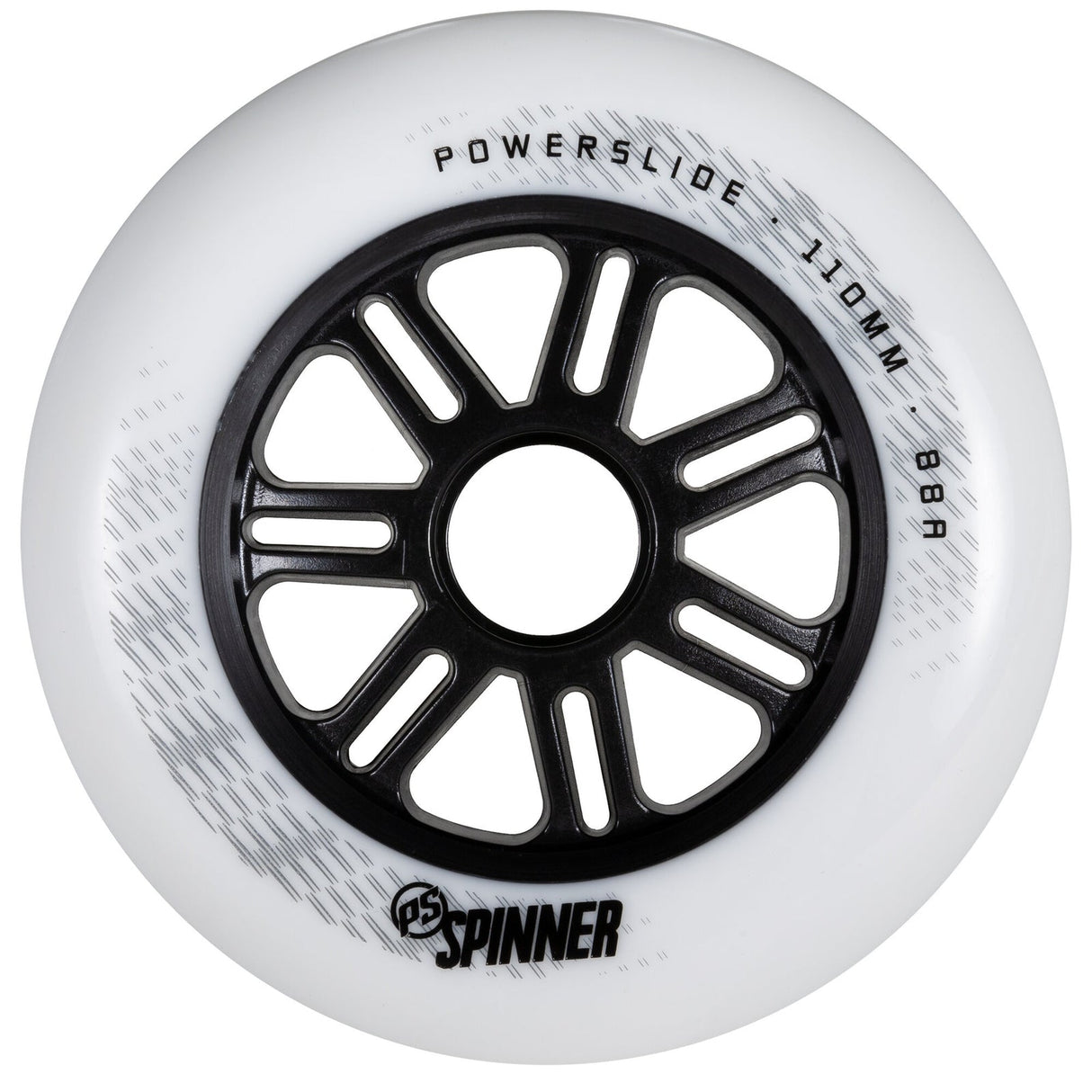 Powerslide Spinner Wheels 110mm 88a White 3Pack