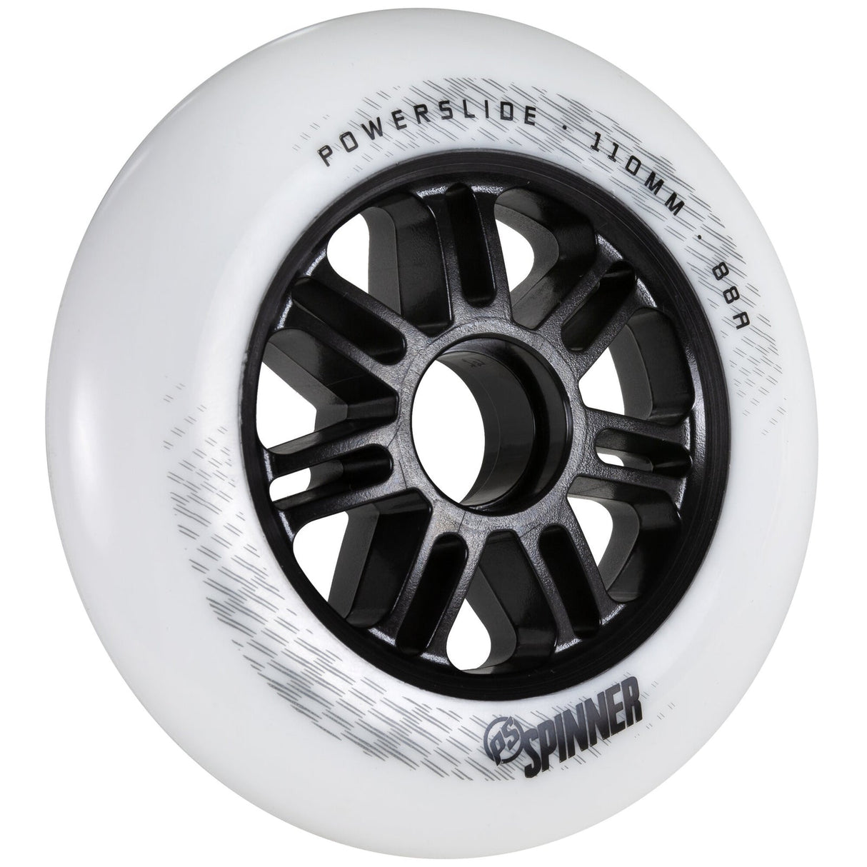 Powerslide Spinner Wheels 110mm 88a White 3Pack