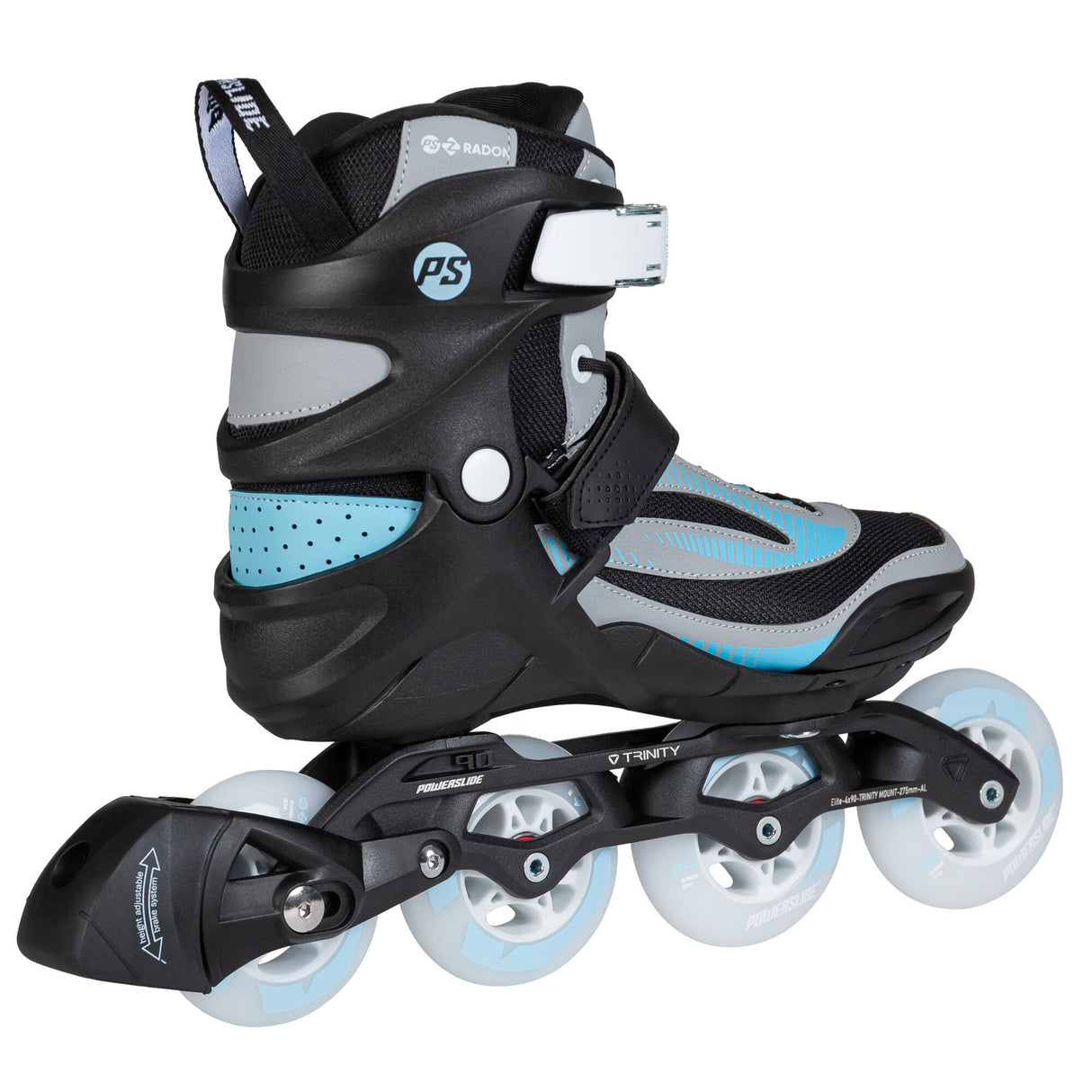 Powerslide Phuzion Radon Slate Grey 84 Inline Skates
