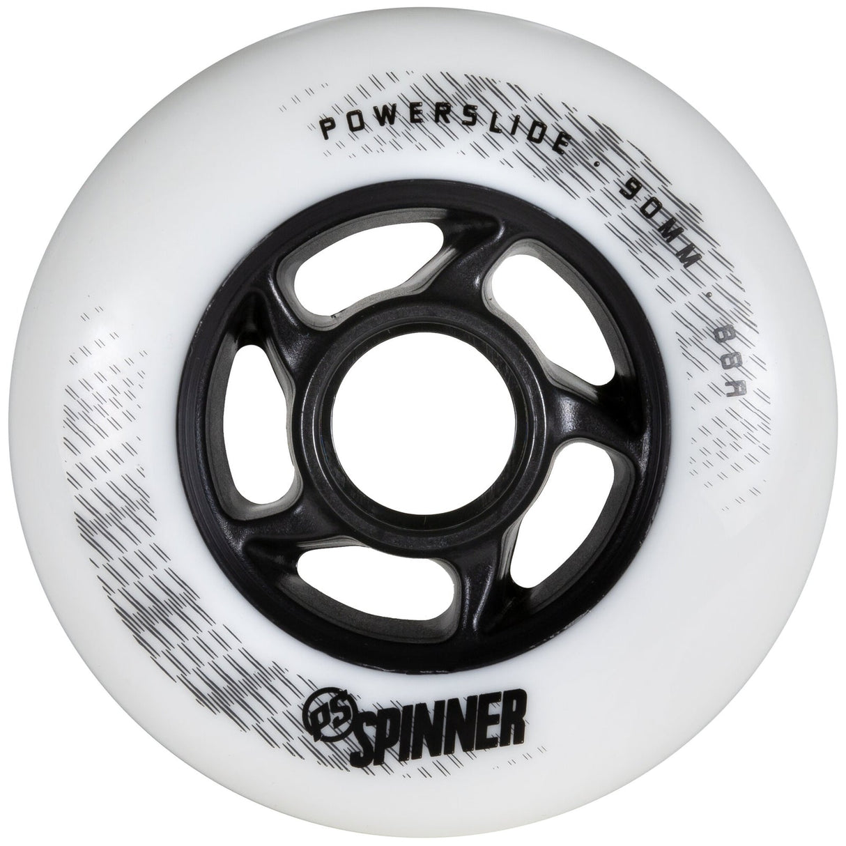 Powerslide Spinner Wheels 90mm 88a White 4 Pack