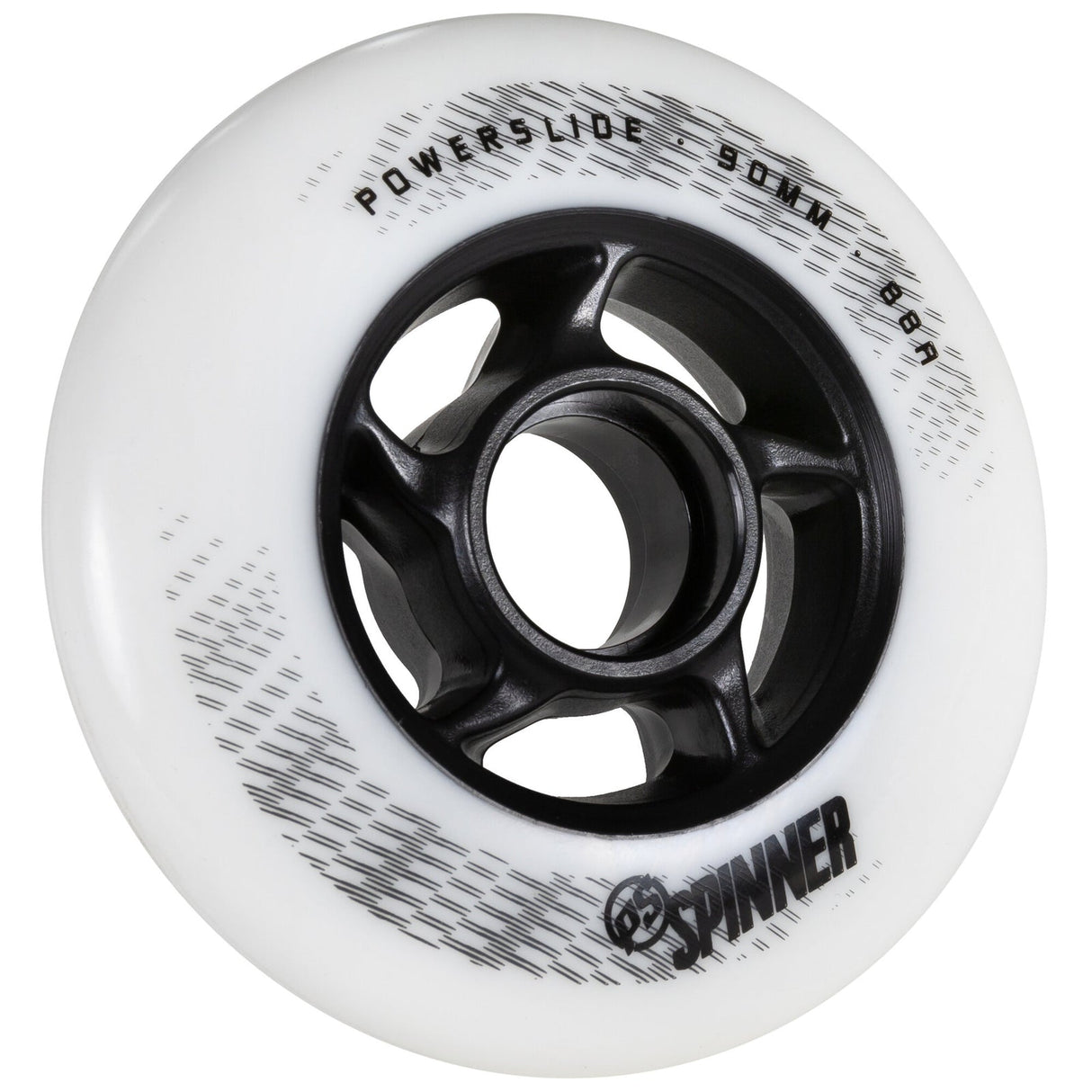 Powerslide Spinner Wheels 90mm 88a White 4 Pack