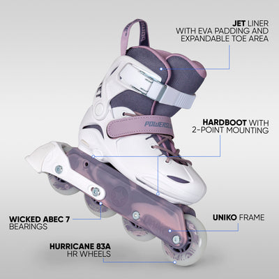 PS Jet Blackberry Adjustable Inline Skates