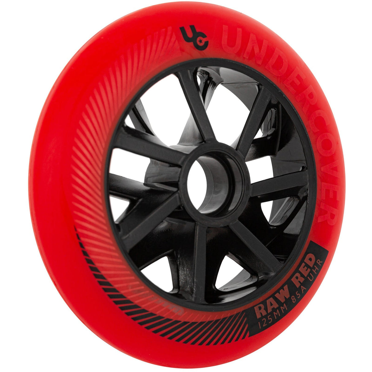 Undercover Raw Wheels 125mm 85a Red 6Pack