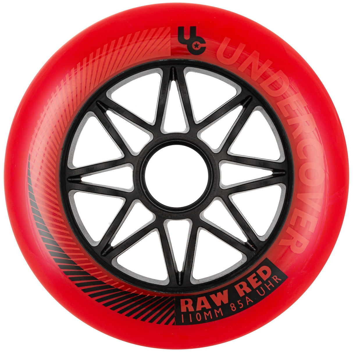 Undercover Raw Wheels 110mm 85a Red 3Pack