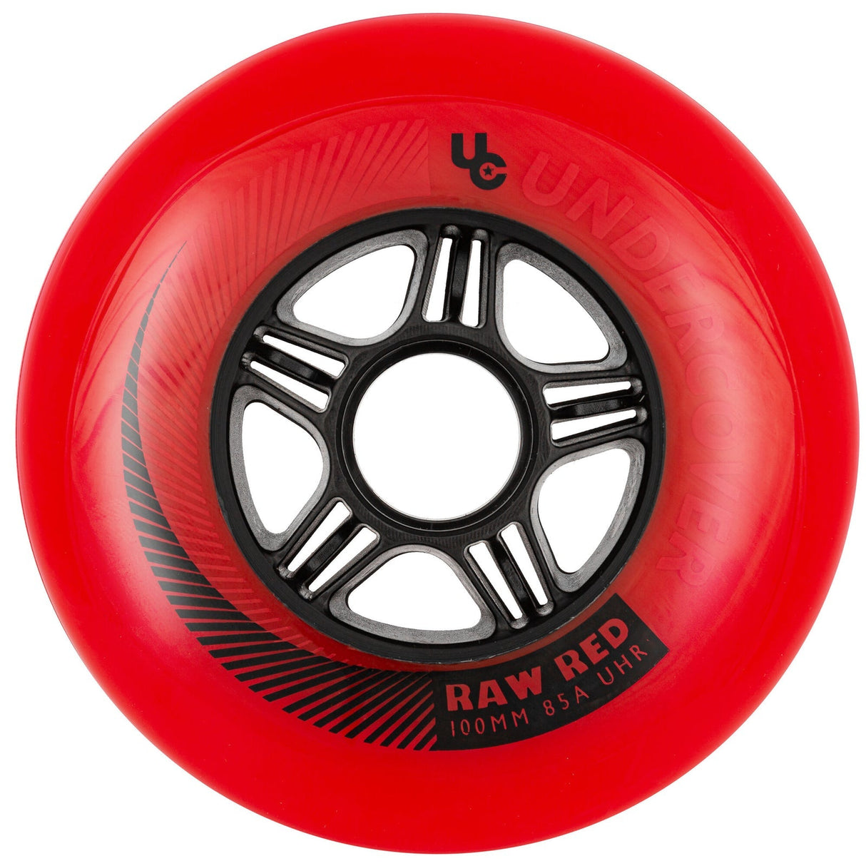 Undercover Raw Wheels 100mm 85a Red 3Pack