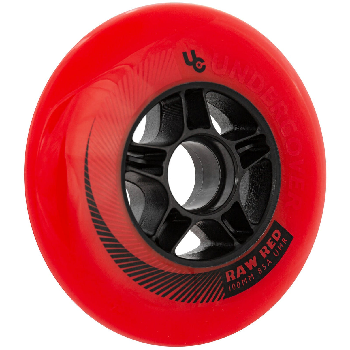 Undercover Raw Wheels 100mm 85a Red 3Pack
