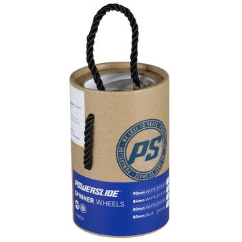 Powerslide Spinner Wheels 68mm 88a Matte White 4 Pack