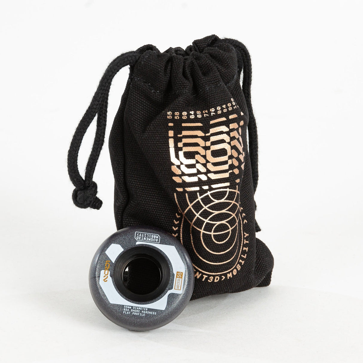 IQON Access Inline Wheels Dark Grey - 4pack