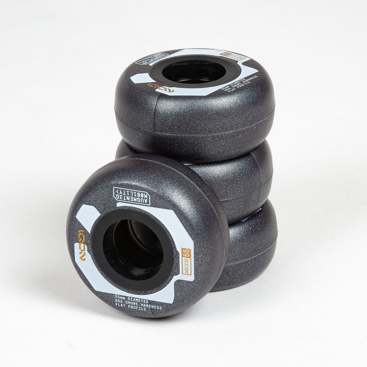 IQON Access Inline Wheels Dark Grey - 4pack