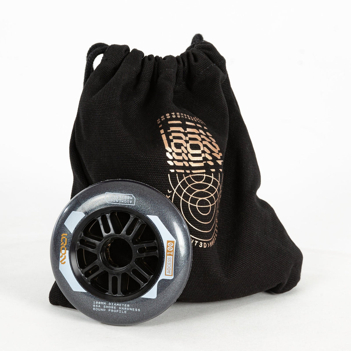 IQON Access Inline Wheels Dark Grey - 3pack