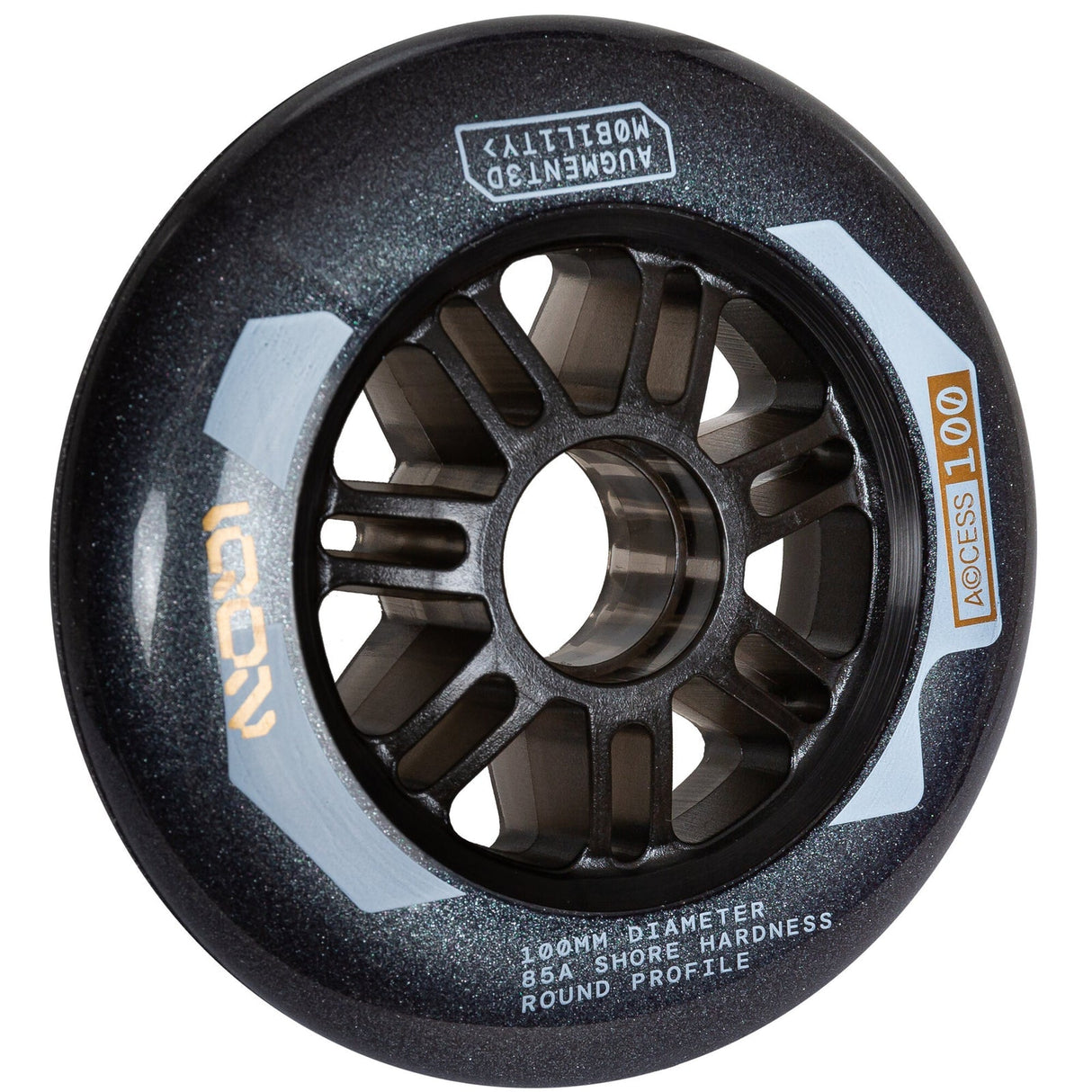 IQON Access Inline Wheels Dark Grey - 3pack
