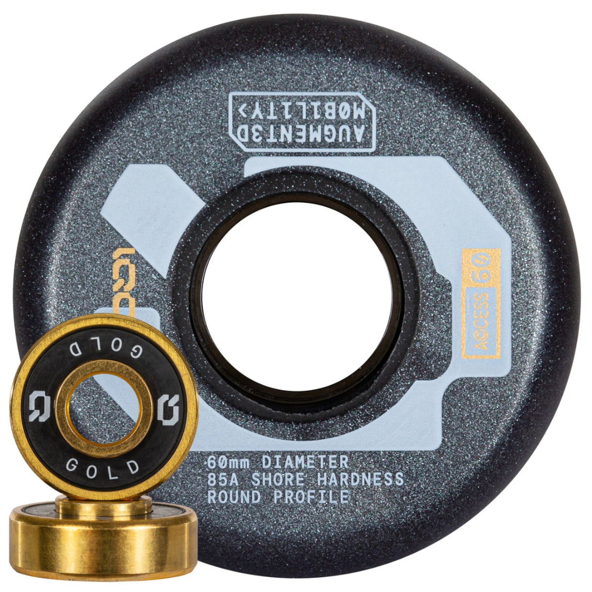 IQON Access COMBO Inline Wheels Dark Grey - 4pack