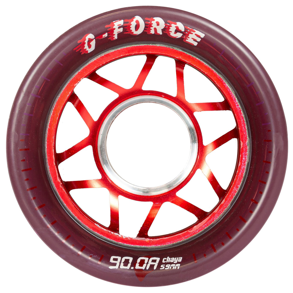 Chaya G-Force Alloy Grippy Roller Derby wheels 4pack