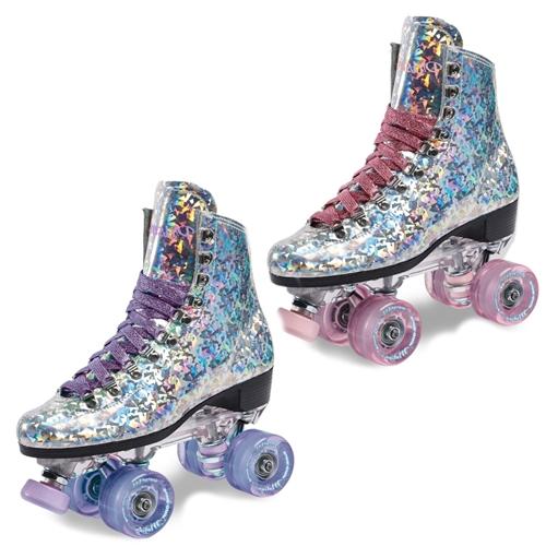Suregrip Prism Roller Skates Pink Confetti