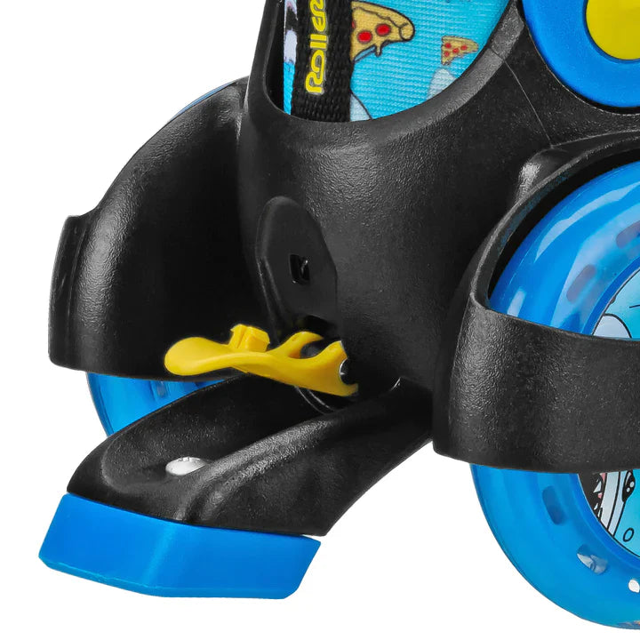 RDS Fun Roll Skate Boys Pizza Shark Adjustable Roller Skates