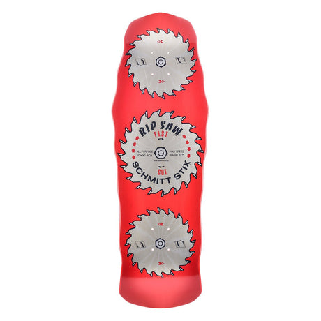 Schmitt Stix Ripsaw Modern Concave Deck- 10"x30"- Red Dip
