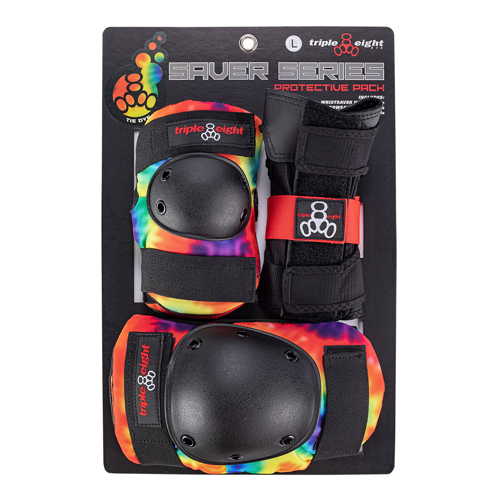 Triple 8 Tri Pack Saver series Tie Dye Pad Set