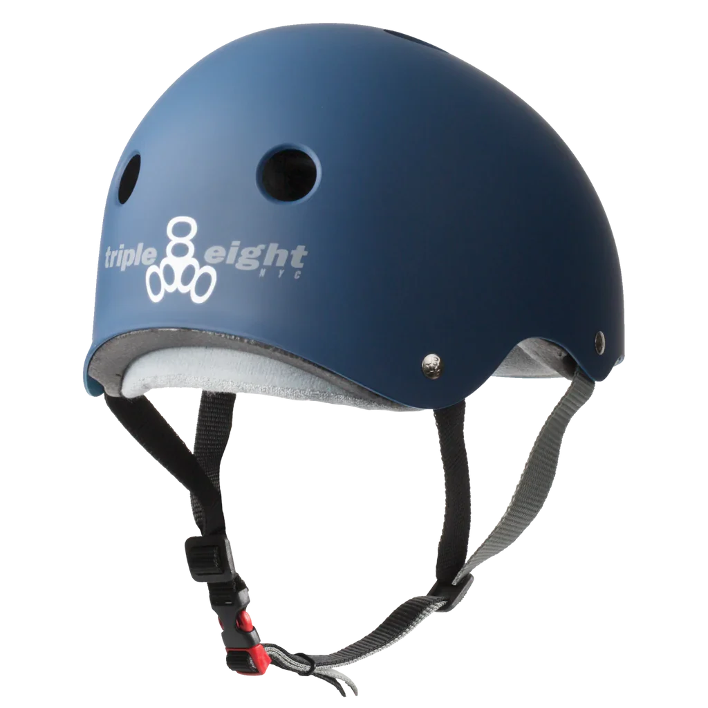 Triple 8 THE Certified Helmet SS Navy Rubber