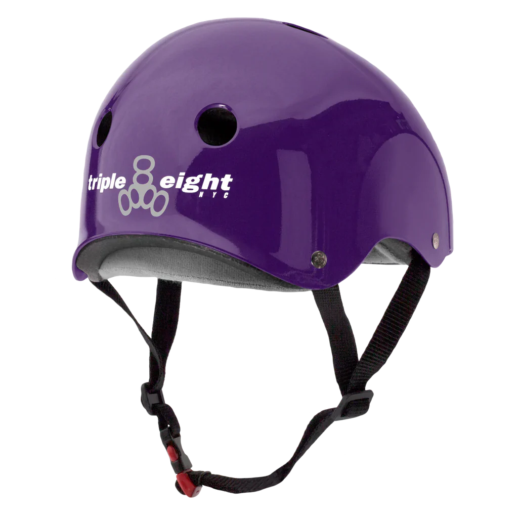 Triple 8 THE Certified Helmet SS Purple Gloss