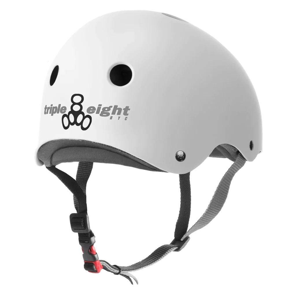 Triple 8 THE Certified Helmet SS Matte White